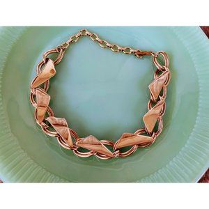 Vintage Chunky 1980s Chain Collar Necklace